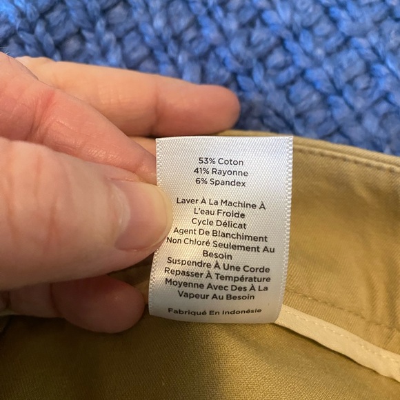Talbots Chatham Ankle Pant Khaki Tan size 10P - Picture 10 of 10